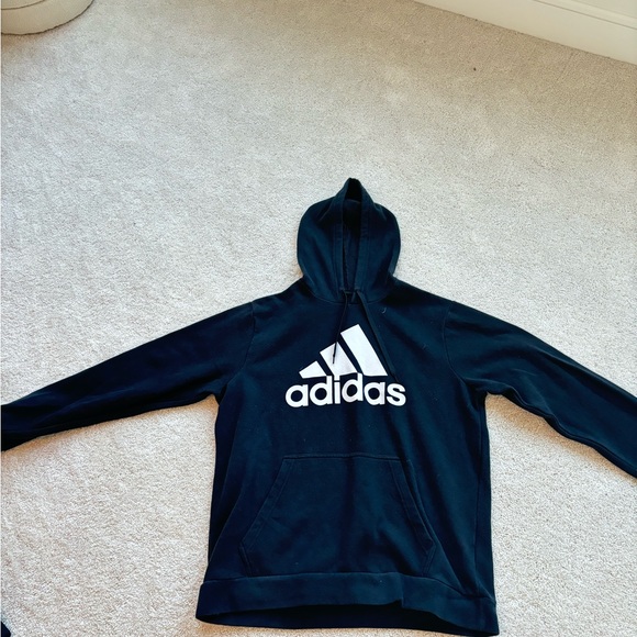 Black Adidas  hoodie - Picture 1 of 2